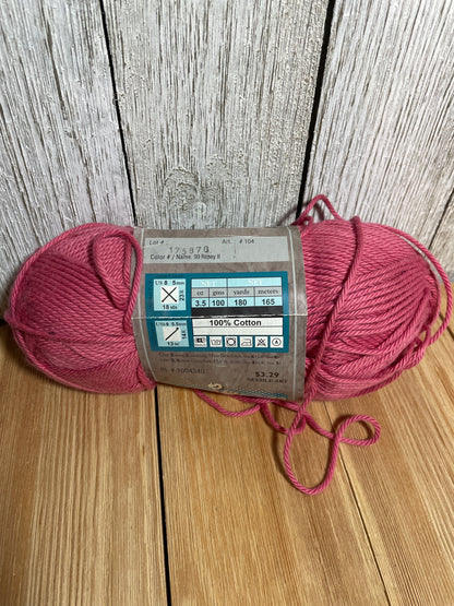 I Love This Cotton Worsted Cotton Yarn Solid and Print (U PIC Bundle)