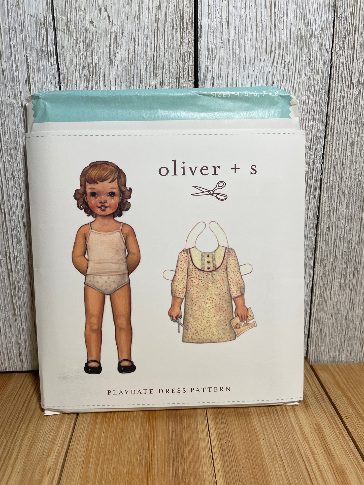 Oliver + S Girls Child Dress and Shorts Physical Pattern (U PIC Pattern) UNCUT FACTORY FOLDED Oliver and S