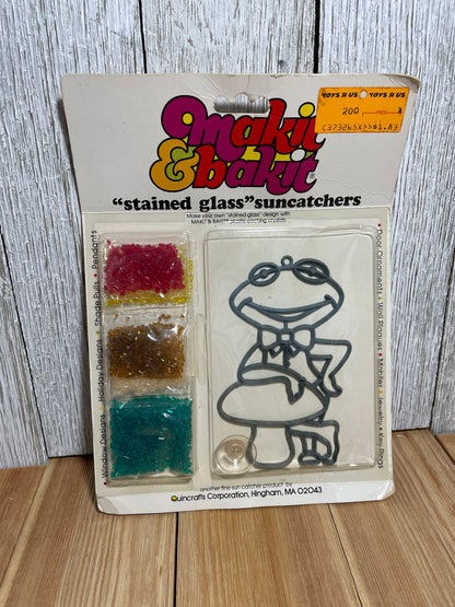 Vtg Makit & Bakit Suncatcher FULL KITS (U Choose Design) Frame and Crystals