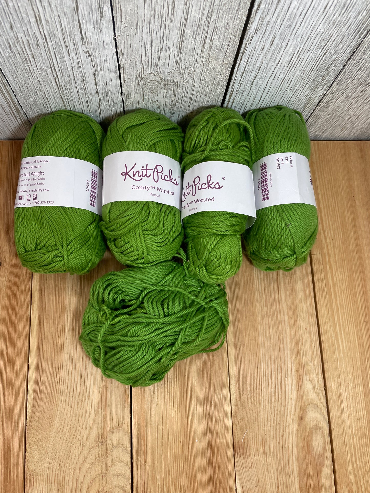 Knit Picks Comfy Worsted Cotton Yarn (U PIC Bundle)