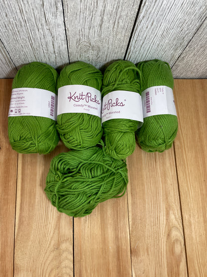 Knit Picks Comfy Worsted Cotton Yarn (U PIC Bundle)