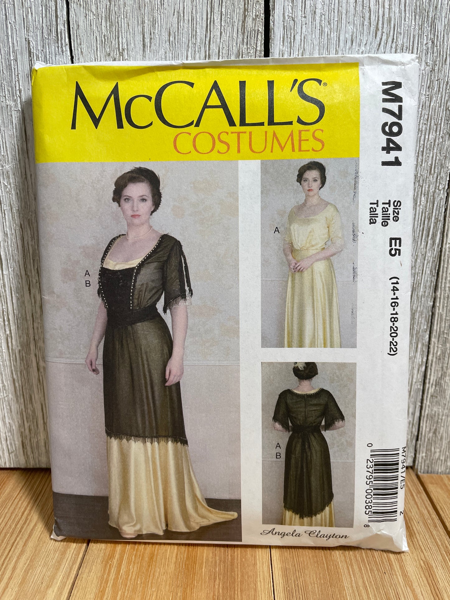 McCall's M7941 Titanic 1910's Dress Size 14-22 Pattern UNCUT FF Halloween Costume