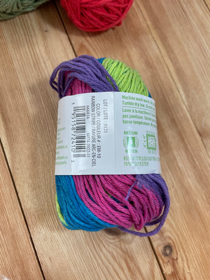 Mystery Cotton Yarn 5 Skein Bundle Loops and Thread and Sugar n Cream