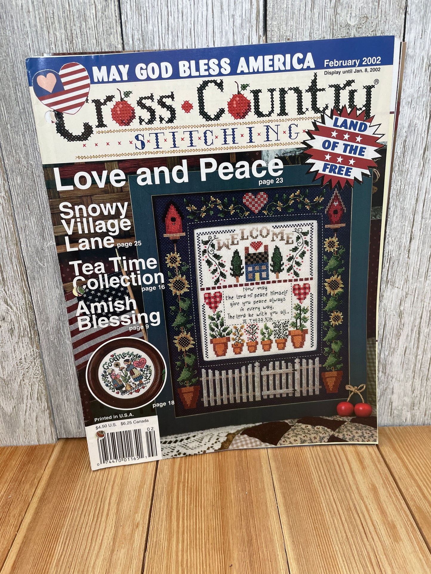 Cross Country Stitching Magazine Cross Stitch Pattern Choose Your Book
