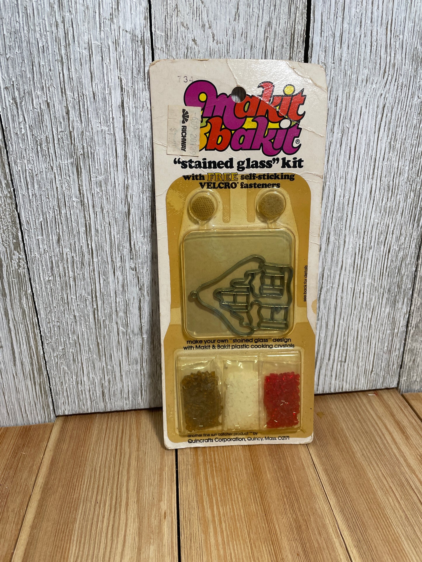 Vtg Makit & Bakit Suncatcher FULL KITS (U Choose Design) Frame and Crystals