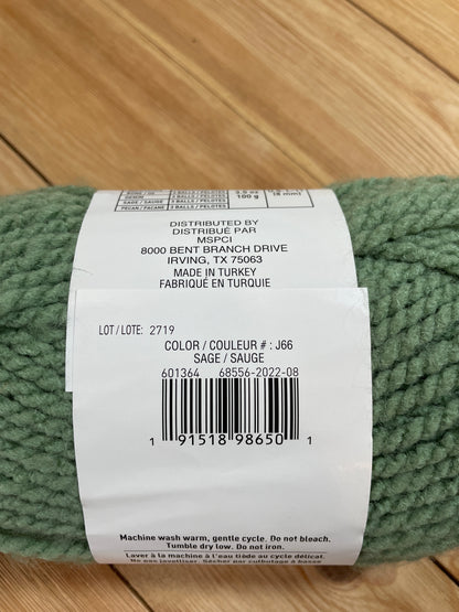 Loops and Thread Chrisma Yarn Sage Full Skein Dye Lot 2719