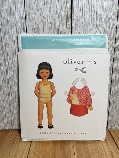 Oliver + S Girls Child Dress and Shorts Physical Pattern (U PIC Pattern) UNCUT FACTORY FOLDED Oliver and S