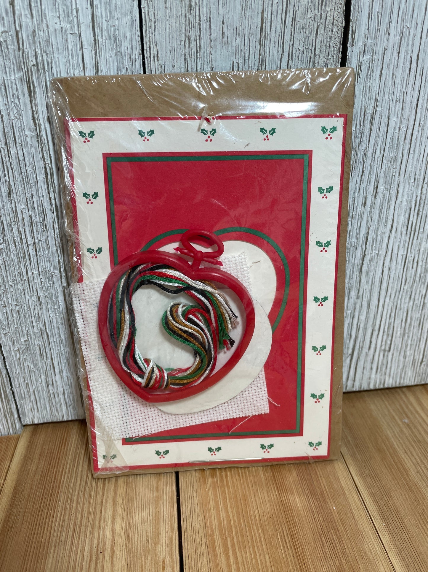 The New Berlin Co Reindeer Greeting Card Cross Stitch Kit NOS VINTAGE NEW 30504