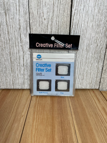 Minolta Creative Filter Set Star, Soft Focus, Fog Camera Filters