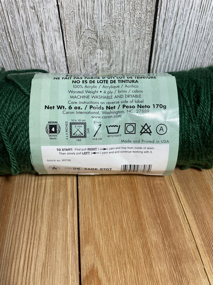 Vintage Acrylic Worsted Weight Yarn Caron Simply Soft Vannas Choice 3 Skein Bundle