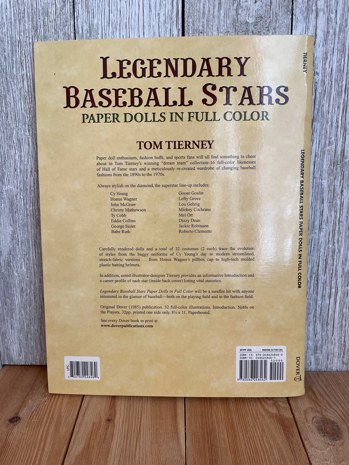 Uncut Paper Dolls in Full Color by Tom Tierney Book New