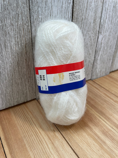 Lana Moro Flurrri Acrylic Yarn White 208 and Light Blue 214