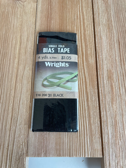 Vintage Single Fold Bias Tape Wright's Boiltex, J&P Coats, Talon, Warren (Pick Your Color)