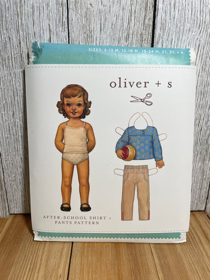 Oliver + S Girls Child Dress and Shorts Physical Pattern (U PIC Pattern) UNCUT FACTORY FOLDED Oliver and S