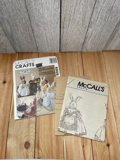 McCalls Crafts 6908 Rabbit Tales 15" Rabbit Pattern UNCUT FF
