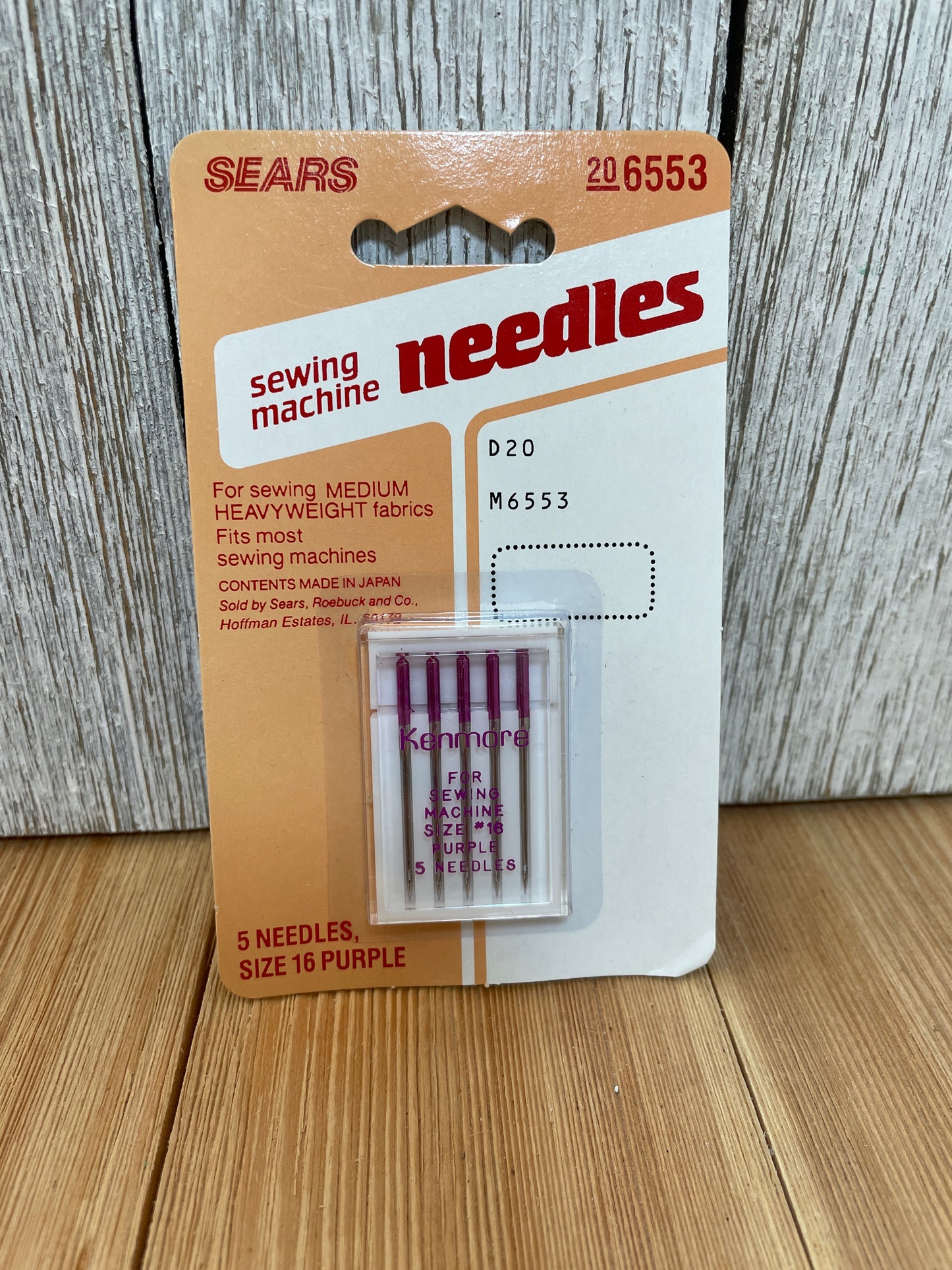 Kenmore Sewing Machine Needles (U PICK Size and Quantity)