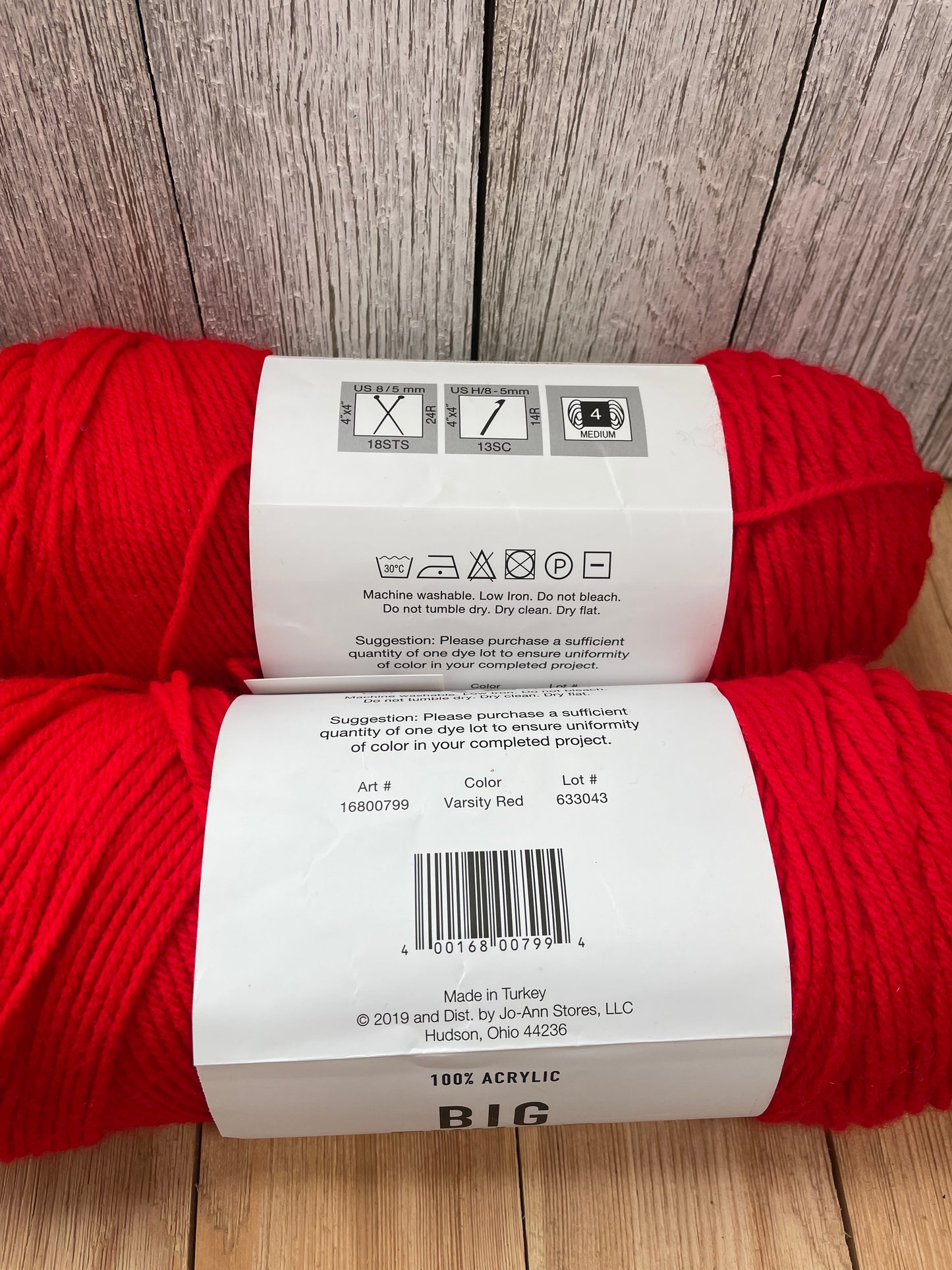 Big Twist Value/ Classic Full Skien and Partial Skein (U Pick Color)