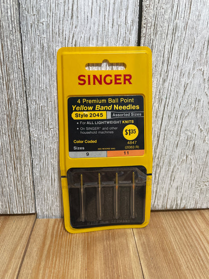 Singer Sealed Premium Sewing Machine Needles (U PICK SIZE)