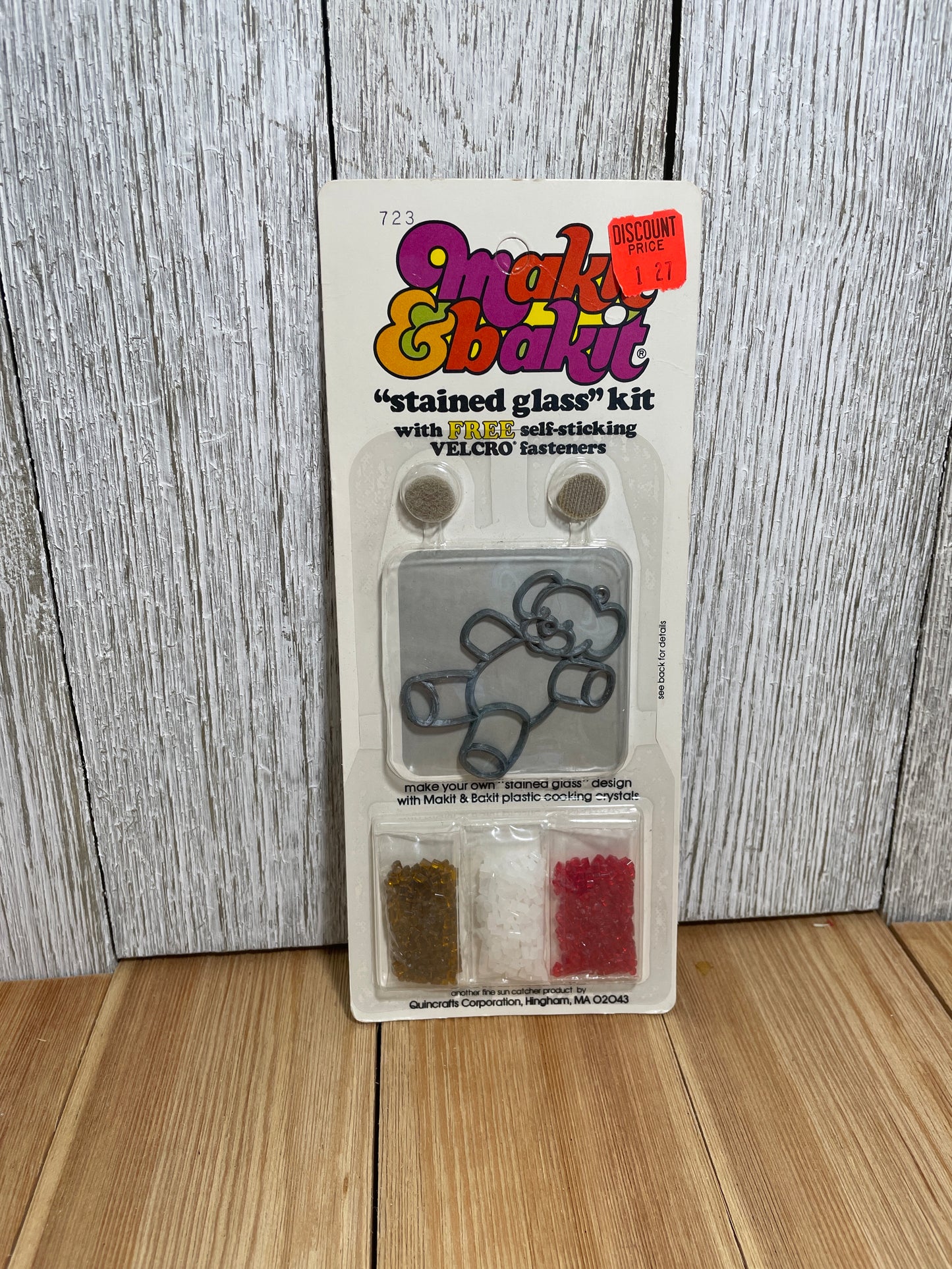 Vtg Makit & Bakit Suncatcher FULL KITS (U Choose Design) Frame and Crystals