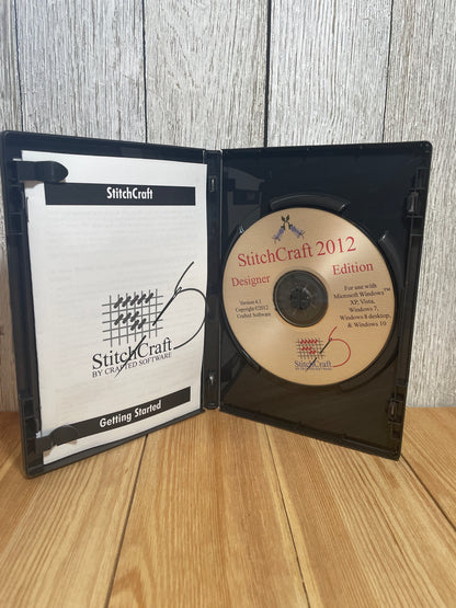 Stitch Craft by Crafted Software Designer Edition Cross Stitch Pattern Designer Great Condition