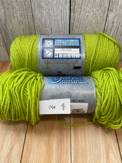 I Love This Yarn Full Skien and Partial Skein (U Pick Color)