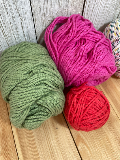 Mystery Cotton Yarn 5 Skein Bundle Loops and Thread and Sugar n Cream