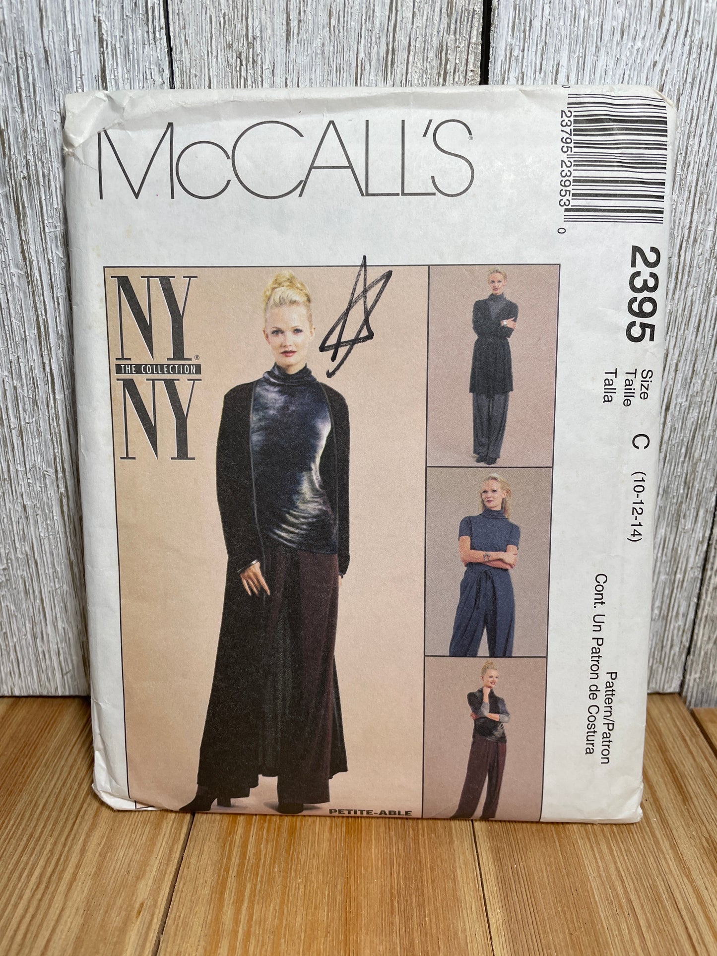 McCall's 2395 Jacket/ Duster Top Pull-on Pants for Knit Fabrics Size 10-14 Pattern Uncut FF