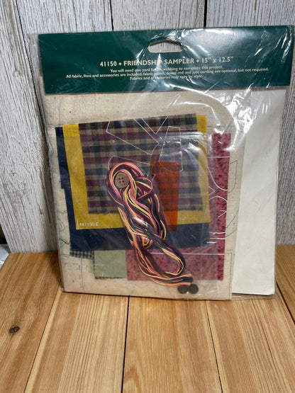 Bucilla Patchworks Easy Applique Projects Friendship Sampler 41150 Summer Tapestry Kit NEW UNOPENED