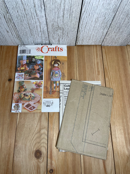 Simplicity Crafts 5227 Sewing Accessories Pin Cushion, Sewing Kit, Needle Holder, Thread Spool One Size Pattern UNCUT FF