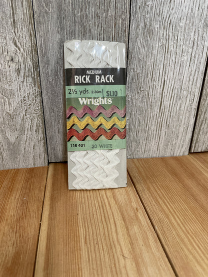Rick Rack Trim Mercerized 100% Cotton Vintage NOS (U Pick color and size!) Wrights Nufashond Coats Clark Ric Rac