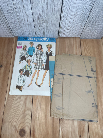 Vintage Ephemera Simplicity Plus Size 3 Pattern Bundle 8408 8659 8602 and Original Shipping Envelope Sizes 22.5/42 UNCUT FF