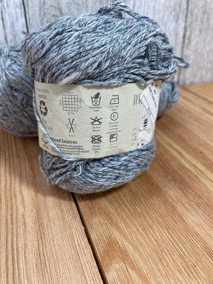Rowan Purelife Revive Recycled Yarn Dark Grey Marble 3 Skein Bundle