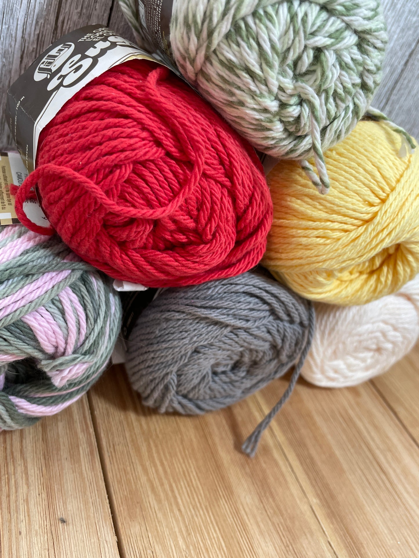 Lily Sugar n Cream Cotton Yarn Solid and Stripe (U PIC COLOR)