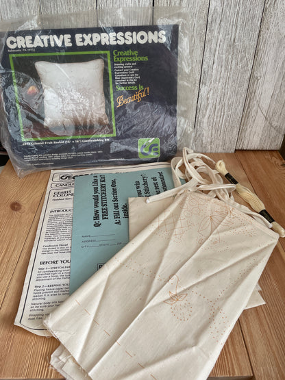 Creative Expressions 4815 Colonial Fruit Basket Candle Wicking Kit 16" Square Pillow Complete
