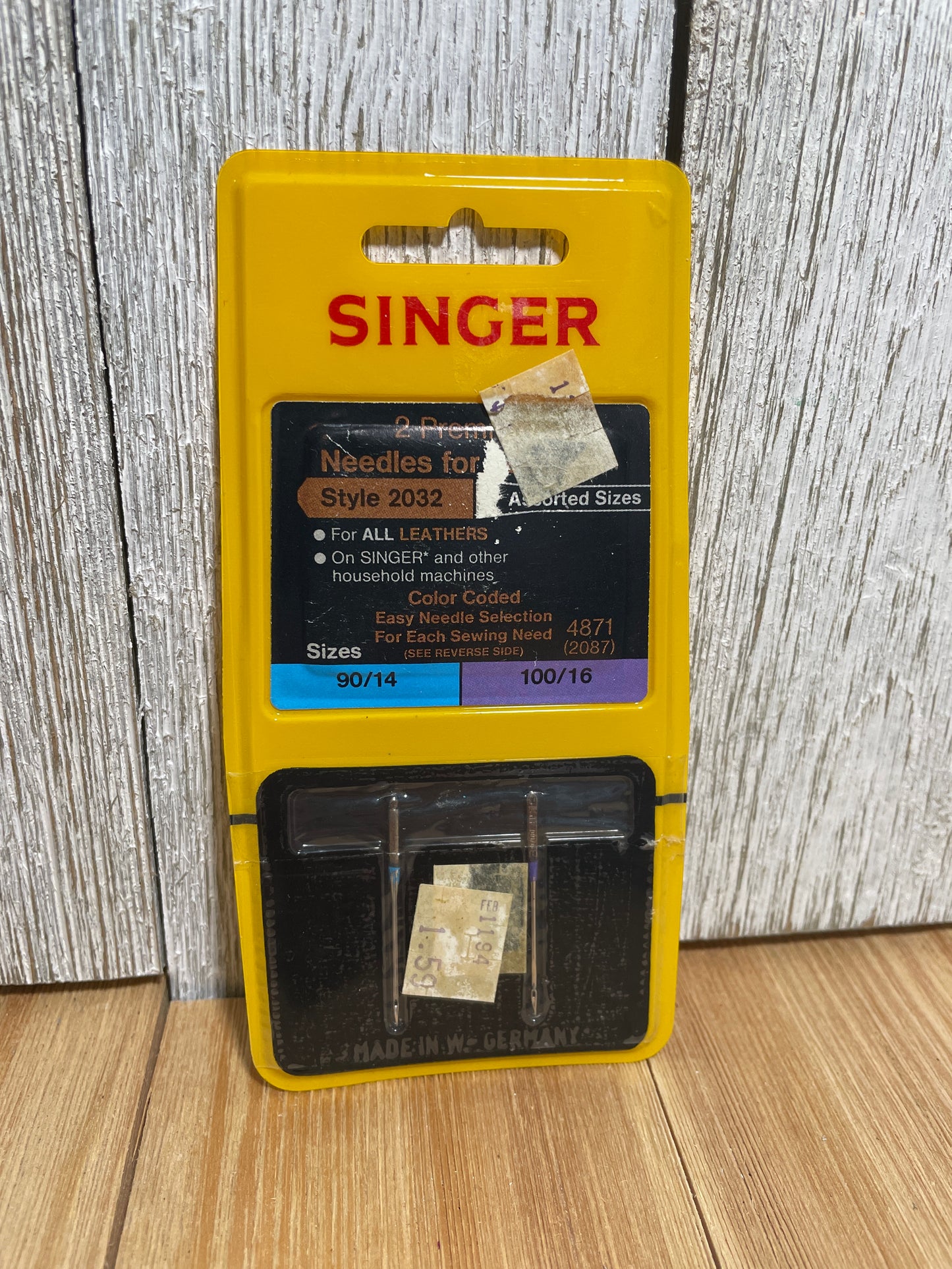 Singer Sealed Premium Sewing Machine Needles (U PICK SIZE)
