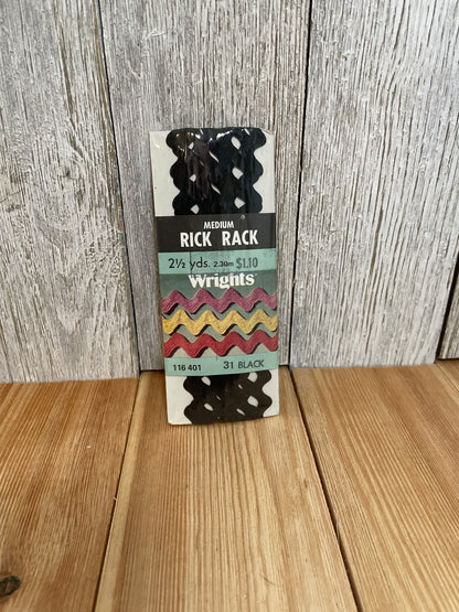 Rick Rack Trim Mercerized 100% Cotton Vintage NOS (U Pick color and size!) Wrights Nufashond Coats Clark Ric Rac