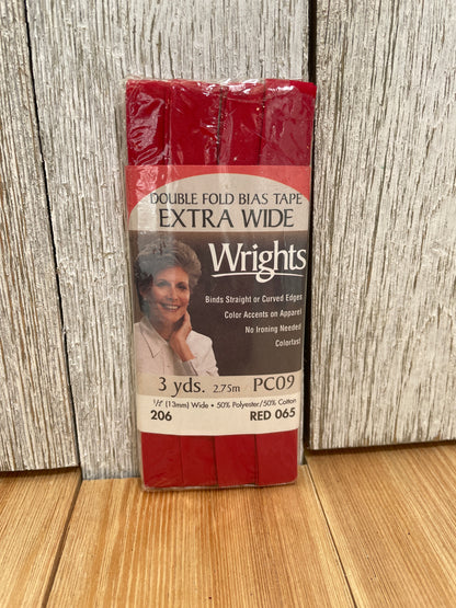 Double Fold Bias Tape Wright's Warren's J&P Coats (Pick Your Color)