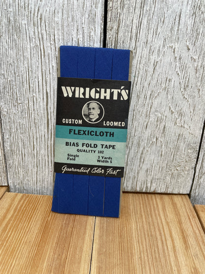 Vintage Single Fold Bias Tape Wright's Boiltex, J&P Coats, Talon, Warren (Pick Your Color)
