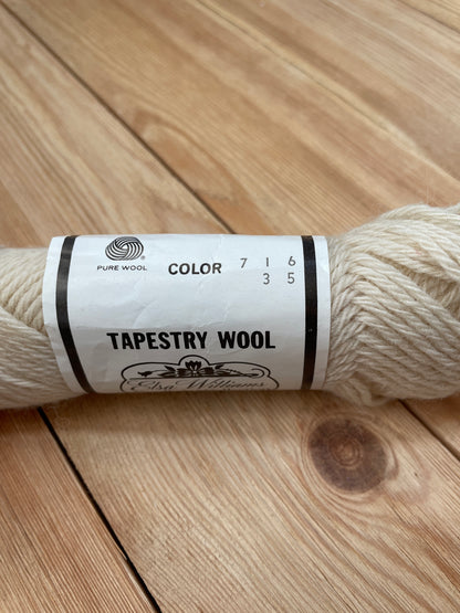 Vintage Acrylic and Wool Yarn Bundle 6 Skeins Bernat, Lion Brand, Caron