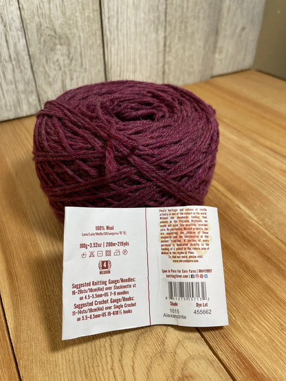 Mirasol Huni Yarn Alexandrite 100% Peruvian Highland Wool Full Skein Pre-Caked