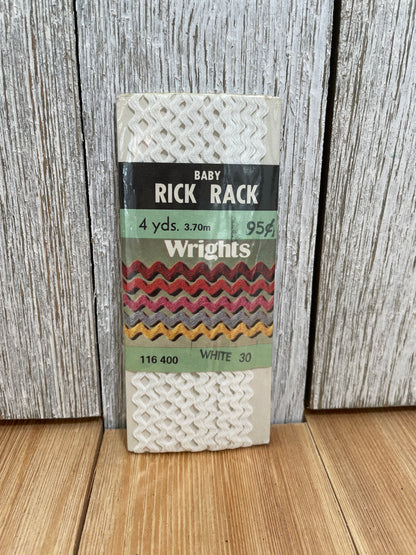 Rick Rack Trim Mercerized 100% Cotton Vintage NOS (U Pick color and size!) Wrights Nufashond Coats Clark Ric Rac