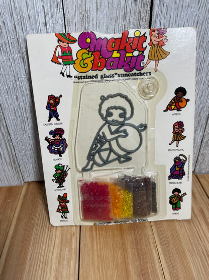 Vtg Makit & Bakit Suncatcher FULL KITS (U Choose Design) Frame and Crystals