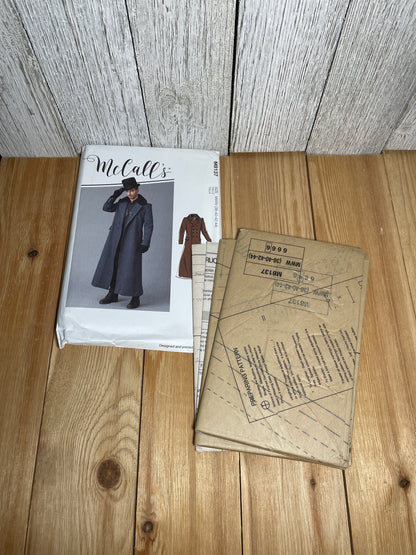 McCall's M8137 Men's Double Breasted Coat Costume Pattern Size 38-44 UNCUT FF