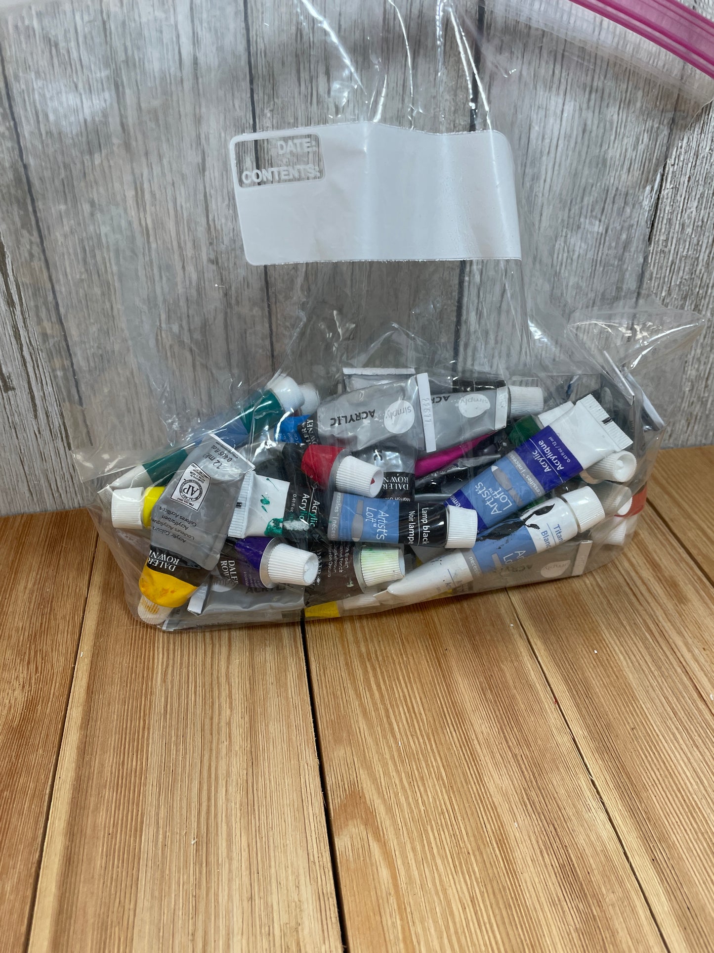 Huge Lot of Daler Rowney Simply Acrylic Paint Tubes 38 Tubes