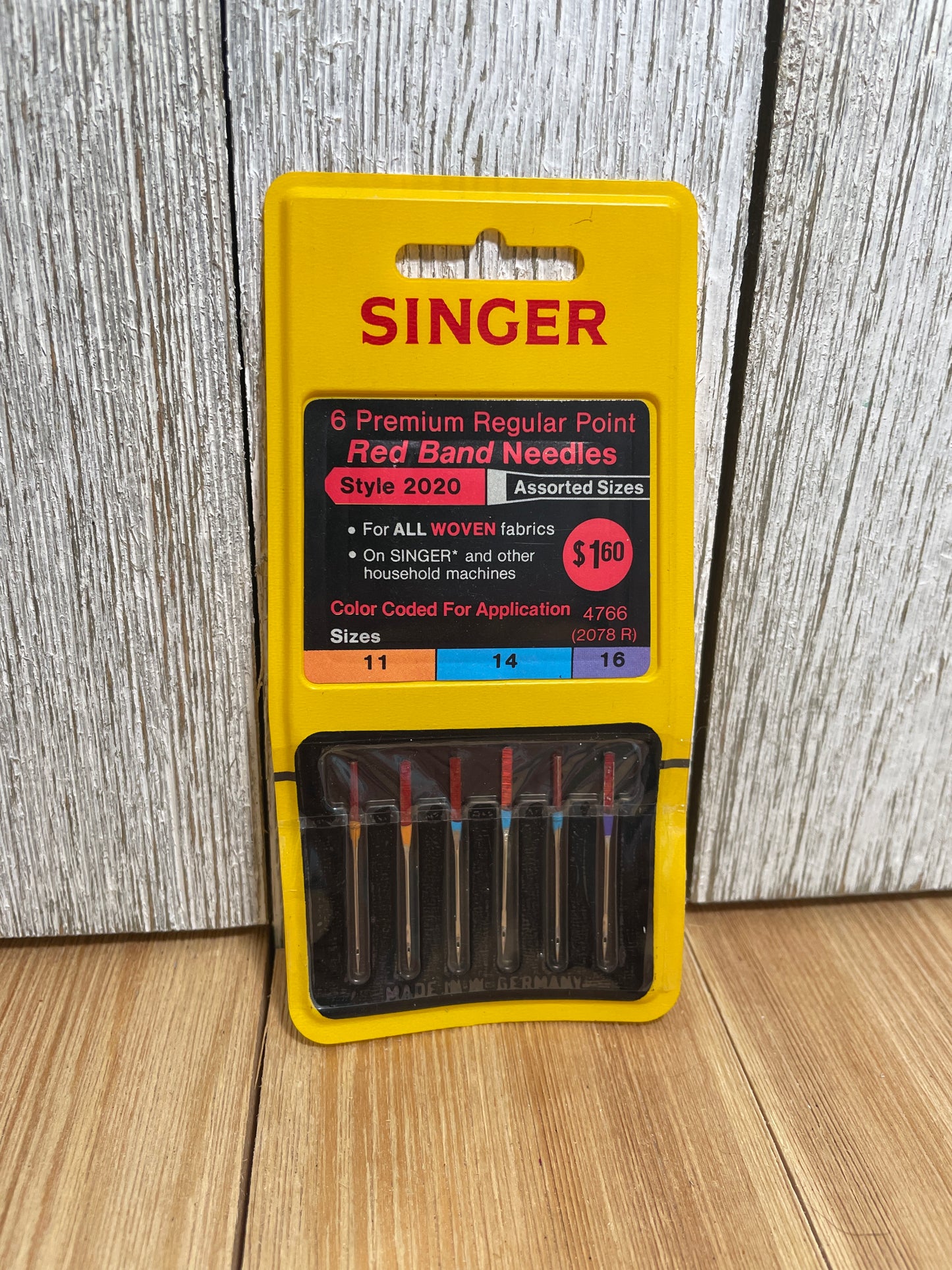 Singer Sealed Premium Sewing Machine Needles (U PICK SIZE)