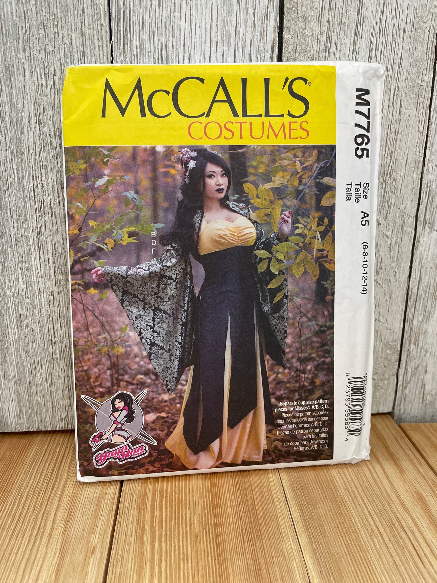 McCall's M7765 Yaya Han Witch Kimono Cosplay Misses 6-14 Uncut FF Sewing Pattern