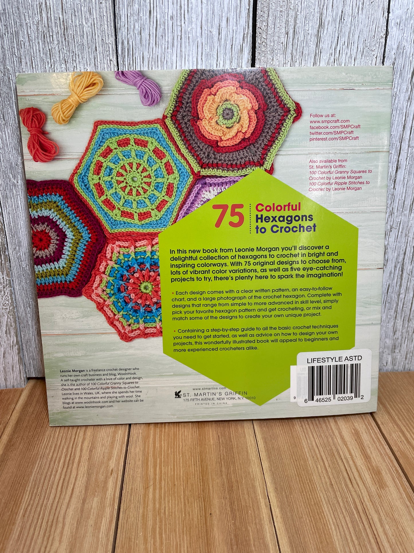 75 Colorful Hexagons to Crochet Leonie Morgan Crochet Source Book