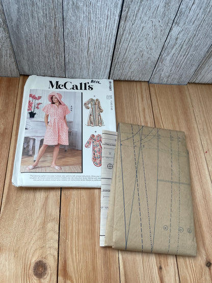 McCall's R11041 Misses Summer Dress with Pockets Size XS-M Uncut FF Sewing Pattern