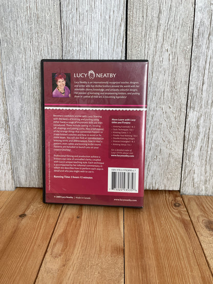The Brand New Knitter Lucy Neatby DVD with Case Knitting How To