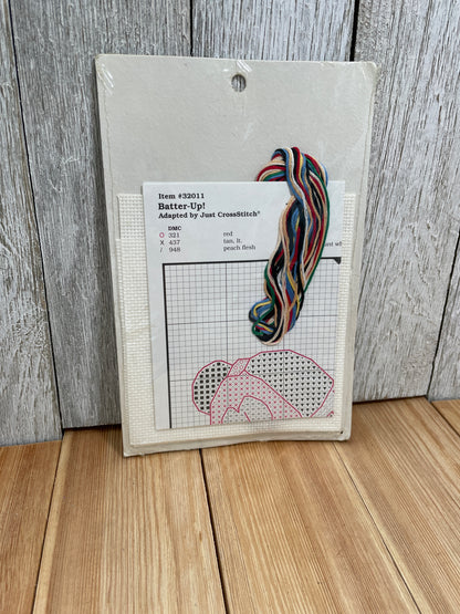 Disney Babies Batter-Up! Cross Stitch Kit #32011 NEW UNOPEN